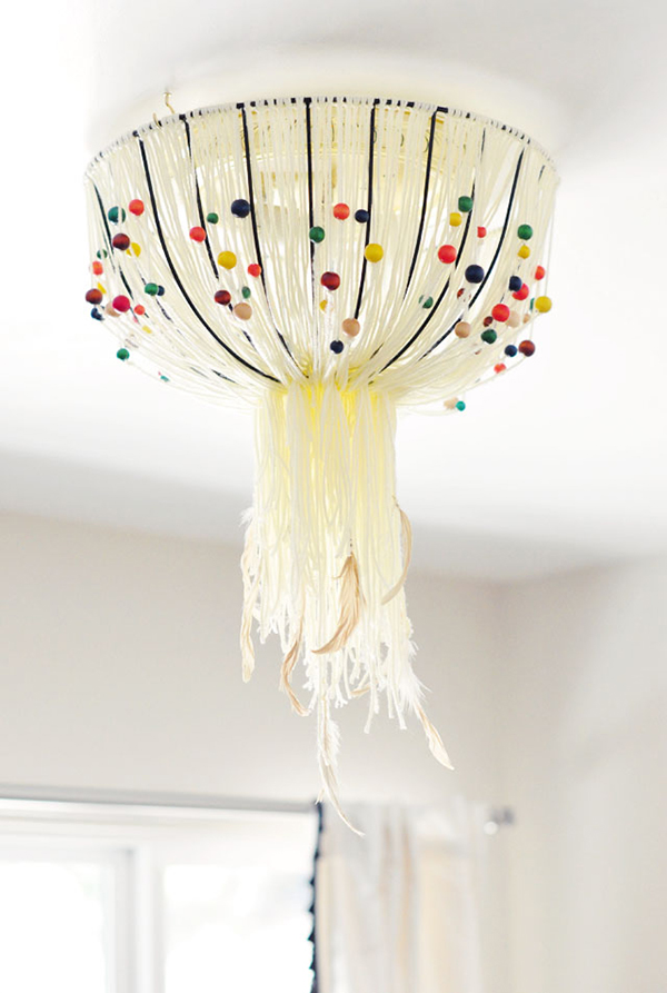 DIY Eames Inspired Bohemian Pendant Lamp