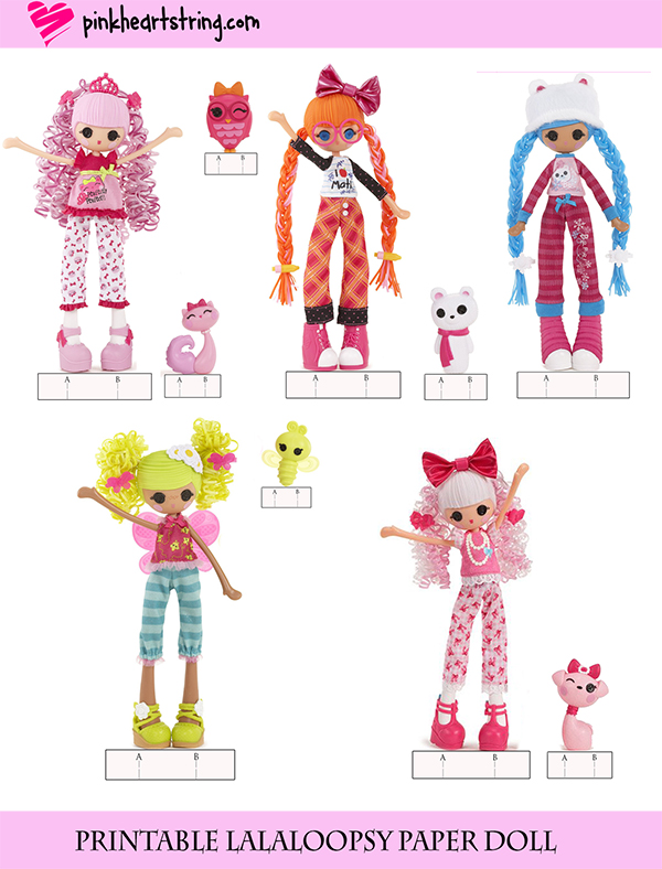 Lalaloopsy Girls Paperdolls