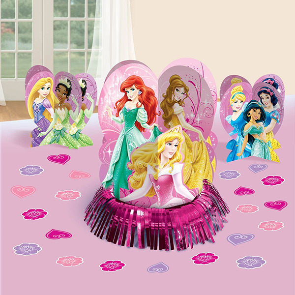 Disney Sparkle Princess Birthday Celebration Party Table Decorating Kit