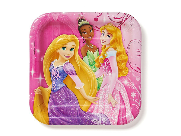 Disney Princess 7 in Square Plate