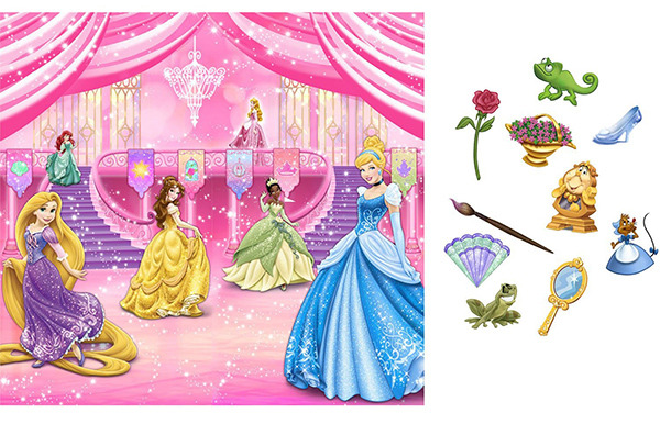 Disney Princess Dream Party Backdrop