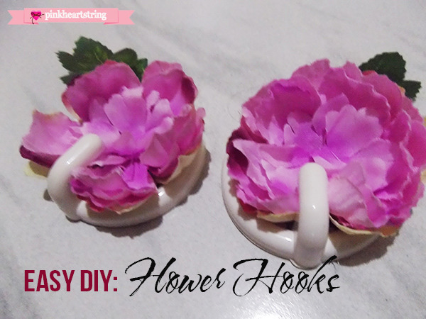 diy flower hooks