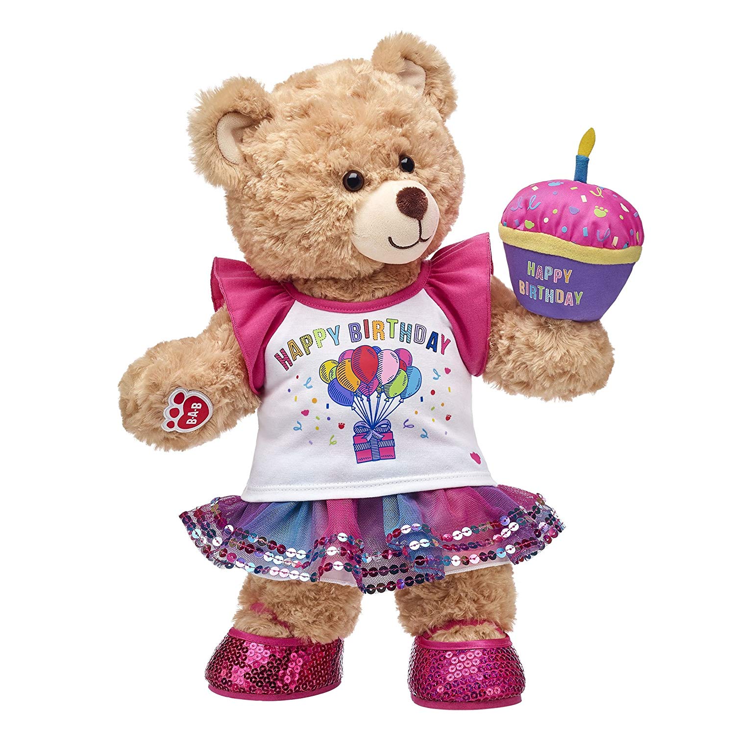 Build A Bear Workshop Birthday Girl Teddy Bear