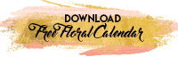 free 2019 floral calendar