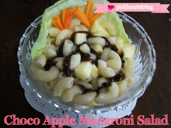 DIY Foodie: Choco Apple Macaroni Salad