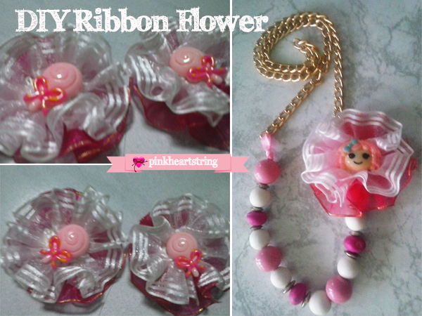 DIY Craft: How to Make Flowers from Pleated Ribbons