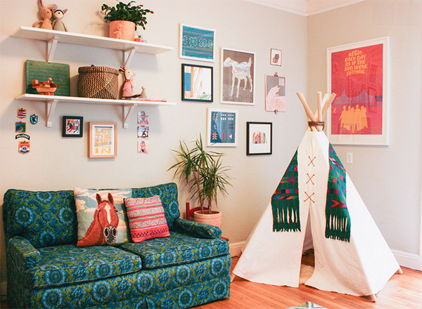 teepee living room