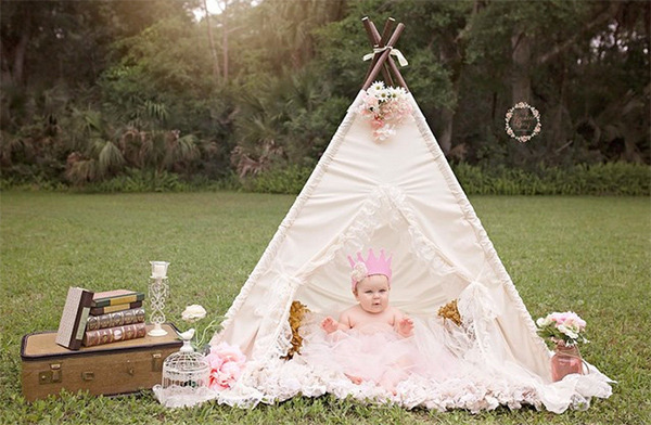 teepee photoshoot
