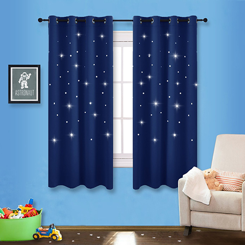 Romantic Starry Sky Blackout Curtains