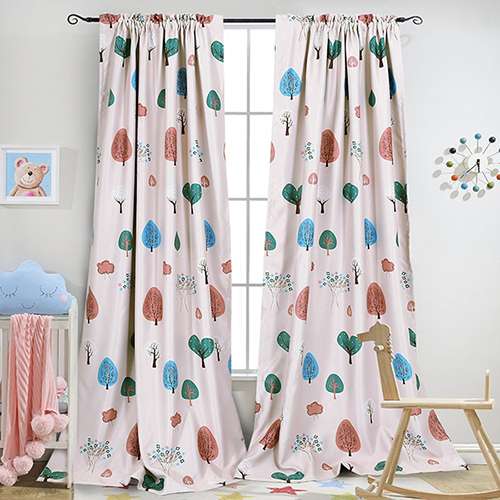 Cartoon Trees Curtains