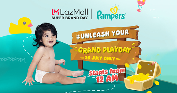 Lazada and Pampers