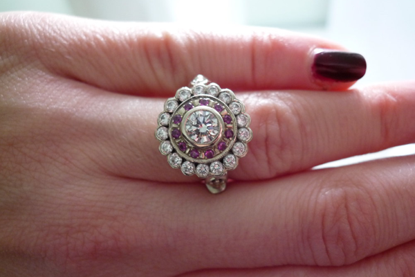 The Colourful History Of Halo Engagement Rings