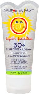 California Baby Super Sensitive Broad Spectrum SPF 30+ Sunscreen