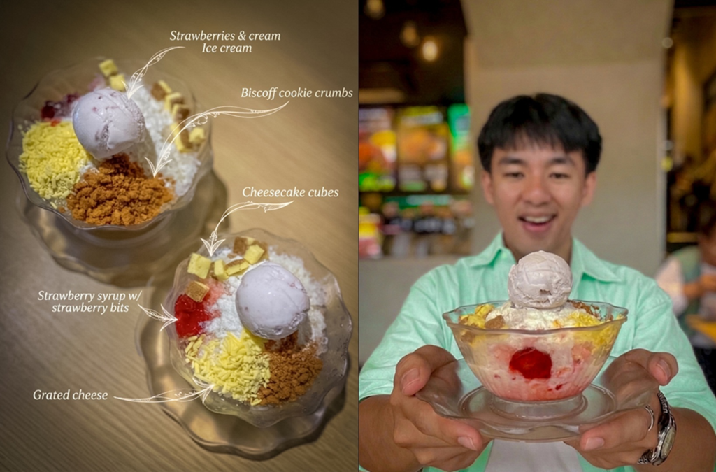 Mang Inasal Strawberry Cheesecake Halo-Halo